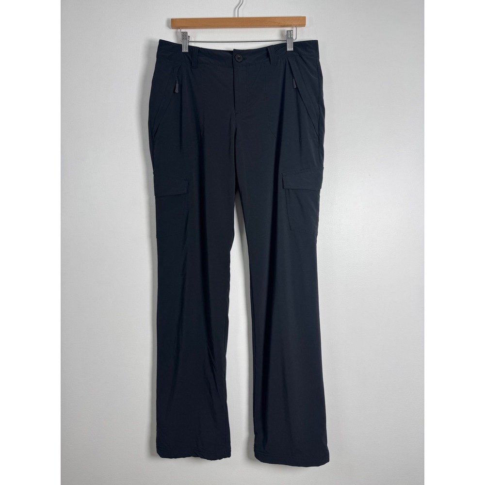 Outdoor Eddie Bauer Womens 10T Fleece Lined Cargo Pants Black Tall Insulated